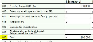 påvirker skjema RF 1233 Det vil være hensiktsmessig å ha en konto for innskutt kapital for hver av deltakerne, f.eks.