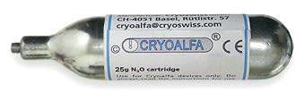 Cryoalfa SUPER CONTACT 1 glaskeramikspets (Liquid Freezing, Ø 1 mm) 1 patron 25 gram 1 futteral for oppbevaring Pris: