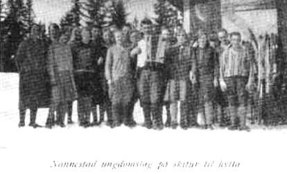 Nannestad ungdomslag. Nannestad ungdomslag blev stiftet 17.februar 1929. Som lagets formann blev valgt fenrik Magnus Kildahl, som har fungert som lagets formann inntil årsmøtet i mars 1934.