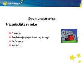 na njihovu svrhu? Prezentacijske web stranice Katalozi Web dućani Internetski portali / dinamični sadržaji Hibridi 1.