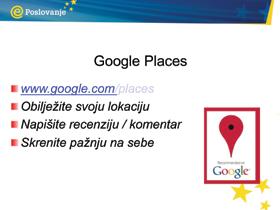 vidljiva na Google kartama. Morat ćete potvrditi valjanost svoje lokacije tako što ćete Googleu vratiti poruku koju vam pošalju. Ovaj proces traje 2-3 tjedna.