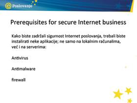 Cilj poglavlja 6.: razumjeti rizike e-poslovanja i kako se nositi s njima Uvod: tražite od polaznika da iznesu svoja iskustva s problemima sigurnosti (spam i sl.