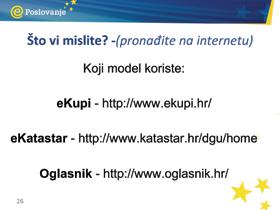 drugim pojedincima, a posrednik dobiva naknadu. U modelu B2B primjer su tvrtke koje vrše prodaju drugim tvrtkama putem interneta.