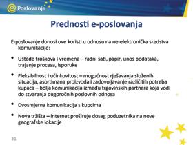 Za MSP-e je važno sljedeće: Novi poslovni modeli i veći prihodi Jedna od velikih prednosti e-poslovanja je to što MSP-i mogu ostvariti dodatne prihode.