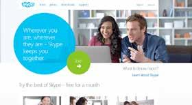 Nakon što završite s registracijom trebate instalirati aplikaciju Skype - kliknite na GET SKYPE.