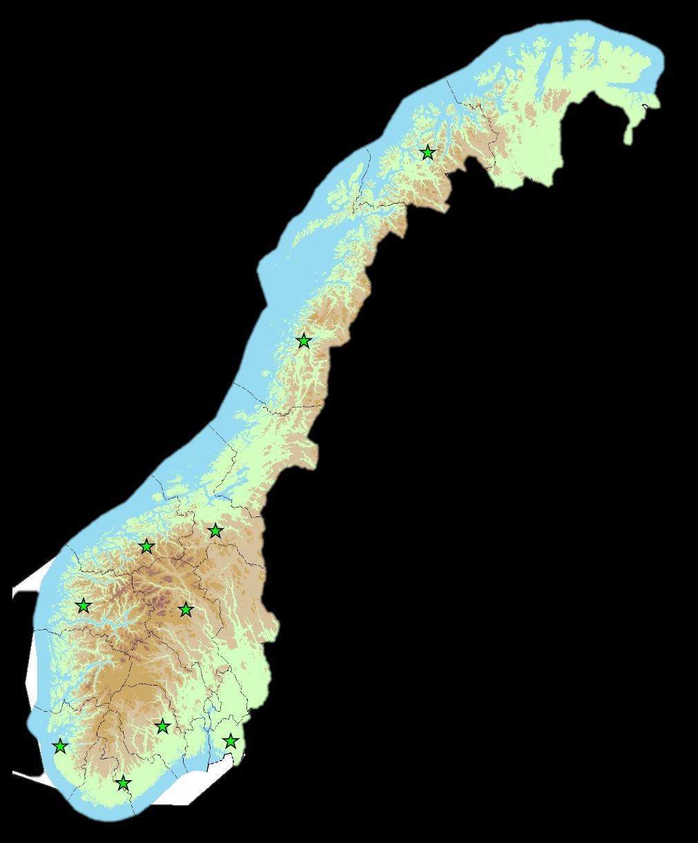 2. Kartlegging I etterkant av NOFs kartleggingsprosjekt (2008-2012) skjer videre kartlegging i hovedsak i regi av de ulike fylkesmenn.