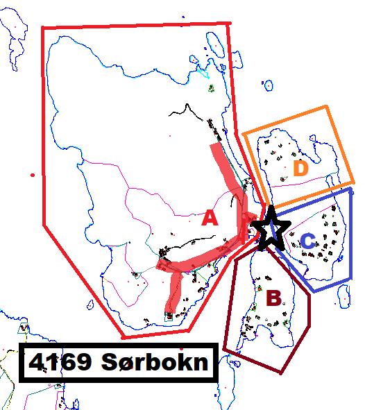 4169 SØRBOKN - øya (Sør-)Bokn med Måløya og Tjørna 4169 A Boknafjellvegen 4169 B