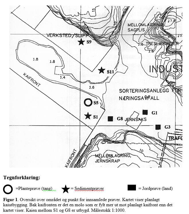 10/23 Tidligere undersøkelser Det er utført 3 miljøtekniske grunnundersøkelser i det aktuelle området, 2 på land (Interconsult 1996 og 1998) og 1 i sjø (Interconsult 2002).