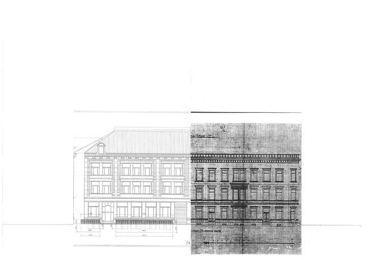 Skippergata-kvartalet, fasade mot nord (Karl Johans