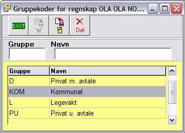 150 Kurshefte Registrer takster og eventuell betaling eller overføring av regningskortet til giro. 14.