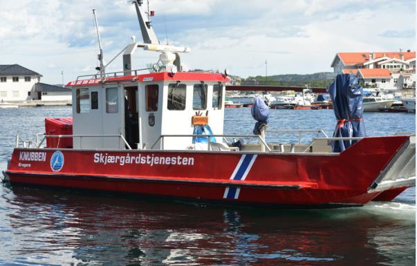 Tyngdepunkt for besøk til Jomfruland er fra Tårnbrygga og nordover.