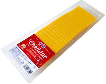 Synnøve Engelsk Cheddar skivet 12 stk x 500 g Engelsk Cheddar fra Synnøve er en folkelig favoritt med mange