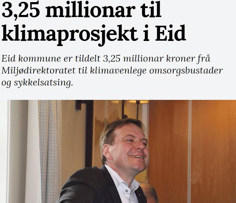 Klimasats i Sogn og Fjordane så langt!