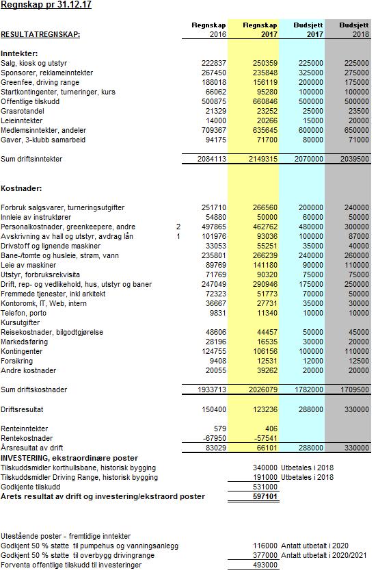 REGNSKAP 2017