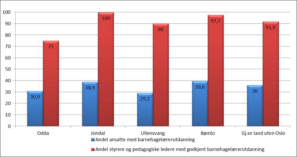 Etter hvert som kravene og forventningene til barnehagene er blitt større, er det også her blitt