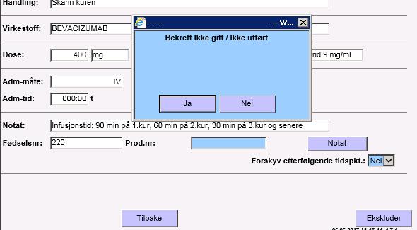 7 / 9 Trykk Ja i pop-up bildet, deretter Ekskluder-knappen.