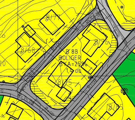 Planbeskrivelse Detaljregulering for Bergveien -FORSLAG Oppstart av planarbeidet Formål Formålet med detaljreguleringen er å legge til rette for en endring av innkjørings- og parkerings-forholdene i