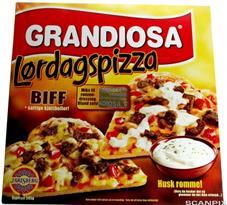 DEL 2 Med hjelpemidler Oppgave 8 (8 poeng) Næringsinnhold i 100 g Pizza Grandiosa 22,0 g karbohydrater 11,1 g proteiner 6,7 g fett Energi i mat oppgis i kilojoule (kj) eller kilokalorier (kcal).