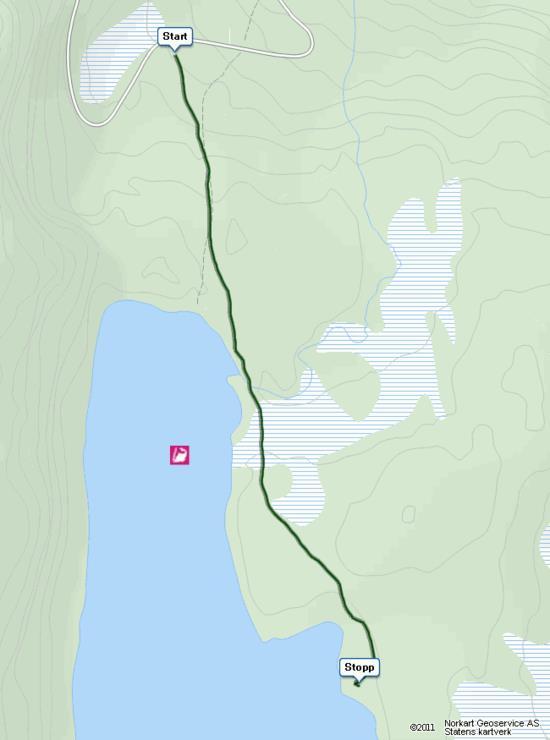 Post nr. 14: Langvatnet/Stavassdal 281 moh Kartblad 1925 IV Svenningdal Enkel For å komme til Stavassdalen kjører man inn til Trofors sentrum, tar av ved Coop Grane og fortsetter langs Vestersivegen.