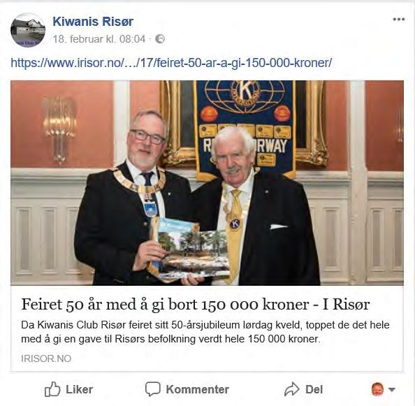 lørdag kveld, toppet de det hele med å gi en gave til Risørs befolkning verdt