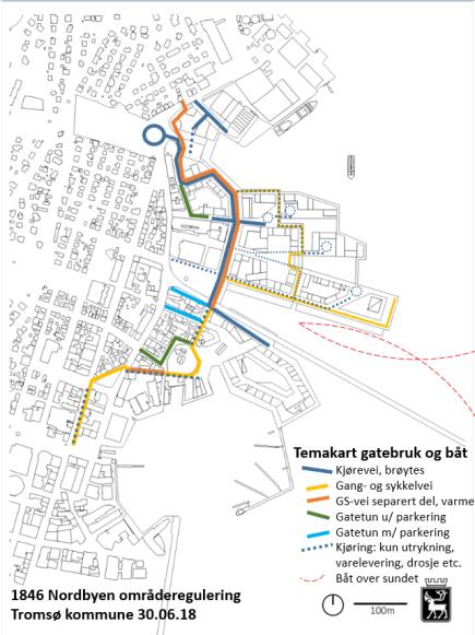 Dette er en offentlig gate som skaper intern sammenheng i Nordbyen, og binder sentrum til Stakkevollveien som fremtidig sammenhengende by, Etablering av VA-anleggene i Nordbybådnet er en forutsetning