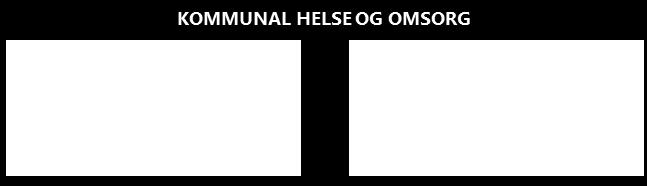 6 Indikatorer for e-helse i kommunal helse- og omsorgstjeneste Kommunenes helse- og omsorgsproduksjon er kjent og følges i rapporter og løpende statistikker (ref. nøkkeltall innledningsvis).