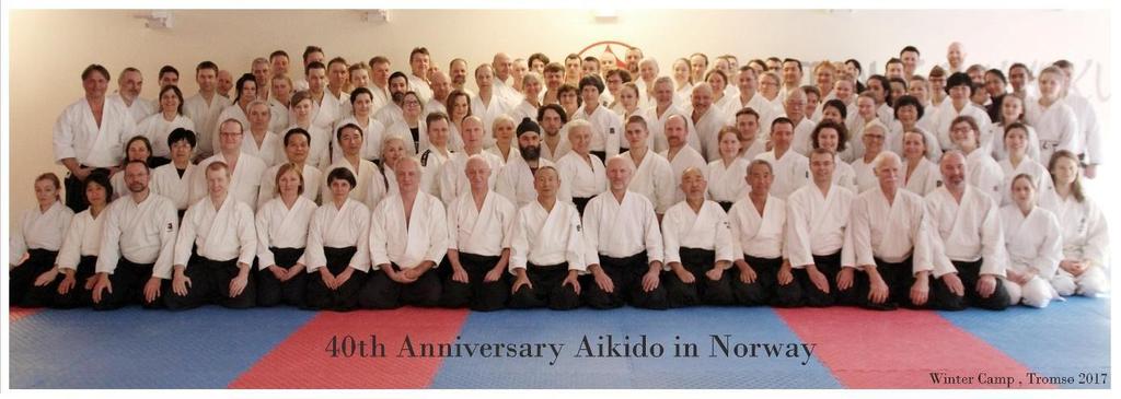 Årsmelding TSI Aikido 1. Oppsummering av året 2017. TSI Aikido Reimeikan hadde til sammen 36 betalende medlemmer i 2017 (vår og høst). Aktiviteter 2017: I. 40-års jubileumsvinterleir 2. 5.