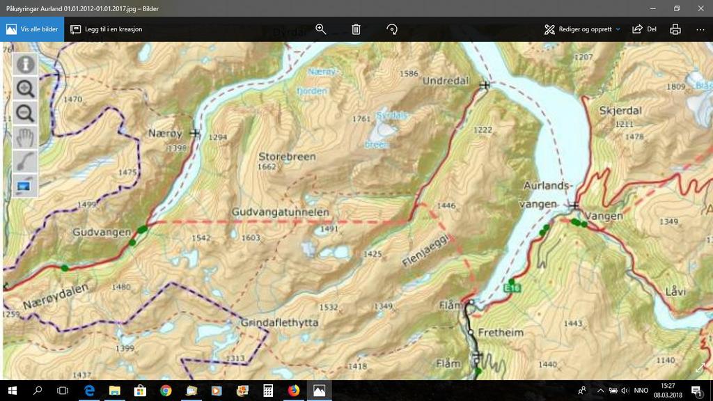 5.3 Irregulær avgang Irregulær avgang i hjortebestanden knytt til møter mellom hjort og bil er og har ikkje vore noko stort problem i Aurland.