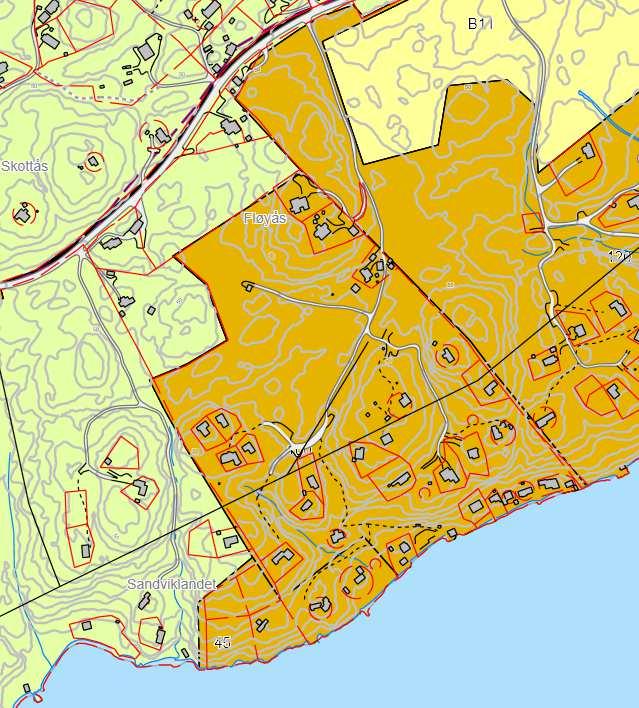 3 Saksfremstilling Planstatus Kommuneplanens arealdel Planområdet er i gjeldende kommuneplan vist som byggeområde / område som omfattes av gjeldende reguleringsplan, se figur 2.