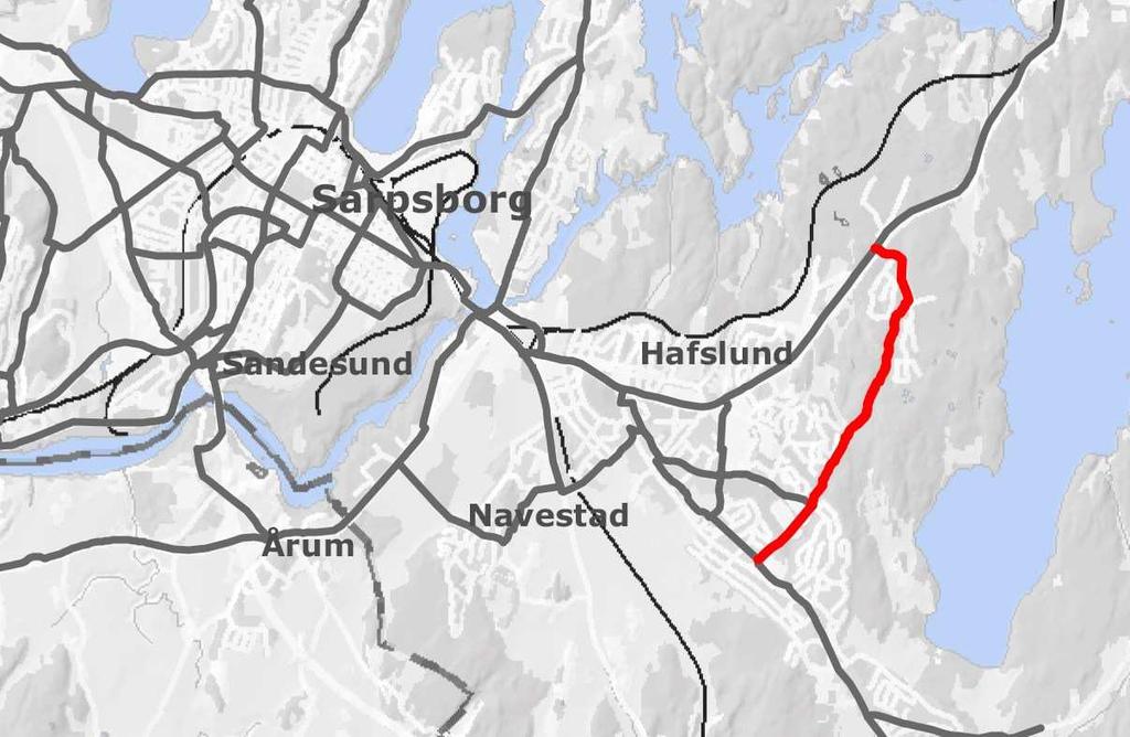 Rute 23 Hevingen - Klavestadhaugen