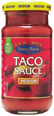 Vegetarian Taco Mix gir et smakfullt fyll til tacos og tortillas.