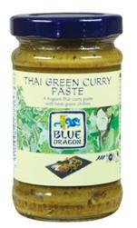 Blue Dragon Green curry paste 83 kcal 0 g fett 16,8 g karbohydrat hvorav 1,7 g sukkerarter En blanding av