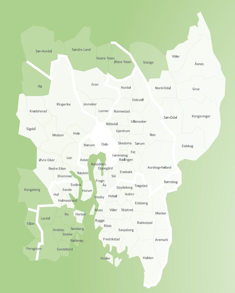 1. Osloregionens målsetting Den strategiske samarbeidsalliansen Osloregionen ble etablert 01.