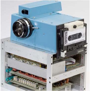 Steven Sasson, som fant opp digitalkameraet hos Kodak i 1975.