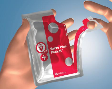 VaPro Plus Pocket 100% berøringsfritt intermitterende katetersystem Prosedyre