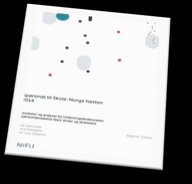 NIFU-rapport 3/2015 om Skole-Norge/Fylkeskommunene 13 av 17 FK sier y-nemndene i liten grad tar opp saker på eget initiativ.