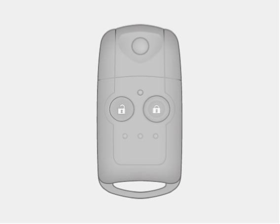 Fjernkontroll Lysdiode LÅS OPP- KNAPP LÅSEKNAPP LÅS Trykk på denne knappen for å låse alle dørene og bakluken.
