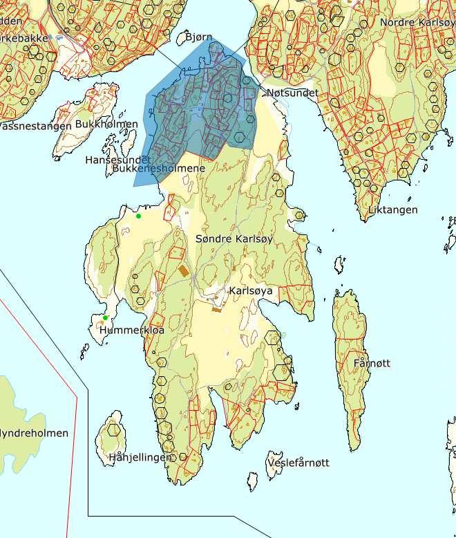 Av endringer som ble gjort før offentlig ettersyn kan nevnes: Eiendommen Søndre Karlsøy, gnr 1133 bnr 4, ble tatt ut av planforslaget (inklusive Hummerklova og Rensfanten), med unntak av noen mindre