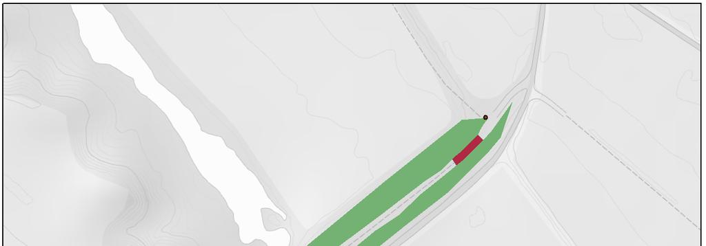 Mojordet flomverk (VV 1240, 8966), Åsnes kommune 3 Teknisk tilstand Figur 10 Observasjonene ved flomverket.