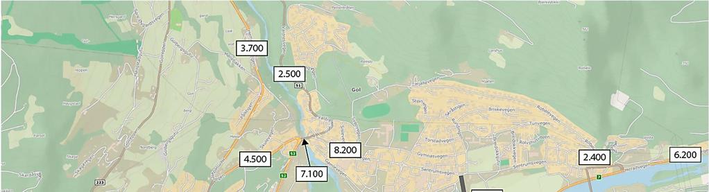 2.2 Generell trafikkvekst Ved beregninger av fremtidig trafikk legges det til grunn generell trafikkvekst for Buskerud frem til år 2030.