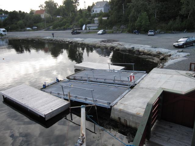 En rad med sniper i hvert av de smaleste feltene. I det bredeste feltet planlegges to rader med sniper, parkert hekk mot hekk.