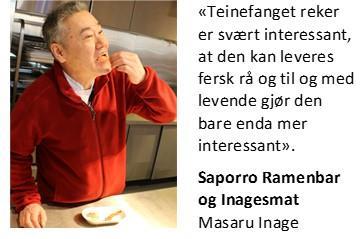 Saporro Ramenbar og Inagesmat intervju med Masaru Inage Hos Sapporo Ramenbar serveres det ramen supper. Hemmeligheten med en god ramen er å bruke god kraft og råvarer av topp kvalitet.