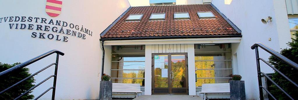 Tvedestrand og Åmli videregående skole Foto: Tvedestrand og Åmli videregående skole.