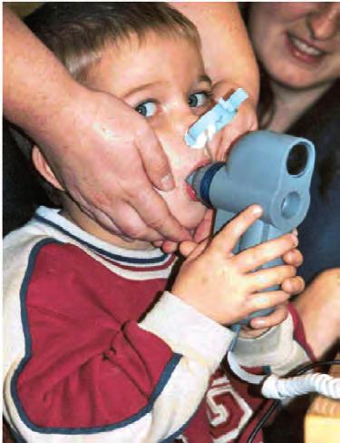 Okklusjonsteknikk ved tidal respirasjon Denne teknikken som også kalles passiv respirasjonsmekanikk, eller passiv single okklusjonsteknikk, ble utviklet til bruk hos nyfødte og spedbarn (i 1.