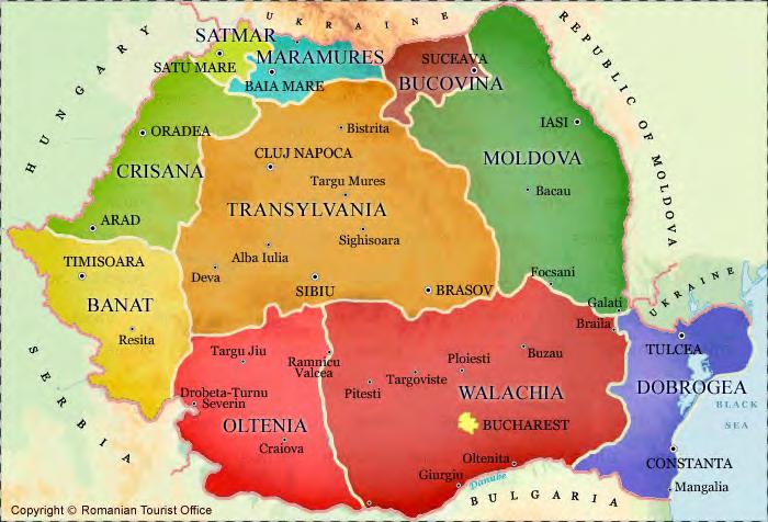 Fakta om Romania ROMANIA er et vakkert land i Sørøst- Europa.