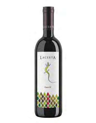 LacertA Cuvée IX 2014 har følgende druesammensetning: Feteasca Neagra 15%, Cabernet Sauvignon 40%, Merlot 40% og Shiraz 5%, lagret ett år på 225 liters eikefat.