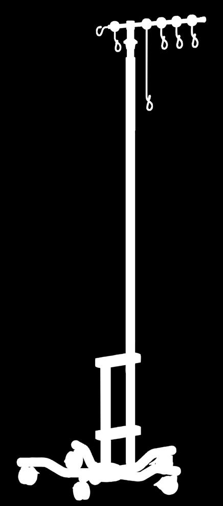 Teleskopjustering av høyde (170 til 220 cm).
