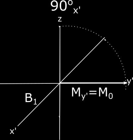 Θ = γb 1 τ p 2.1.9 Der Θ er flippvinkelen, som oftast er anten 90 eller 180, B1 er feltet som står vinkelrett på B0 og påverkar M0 og τp.