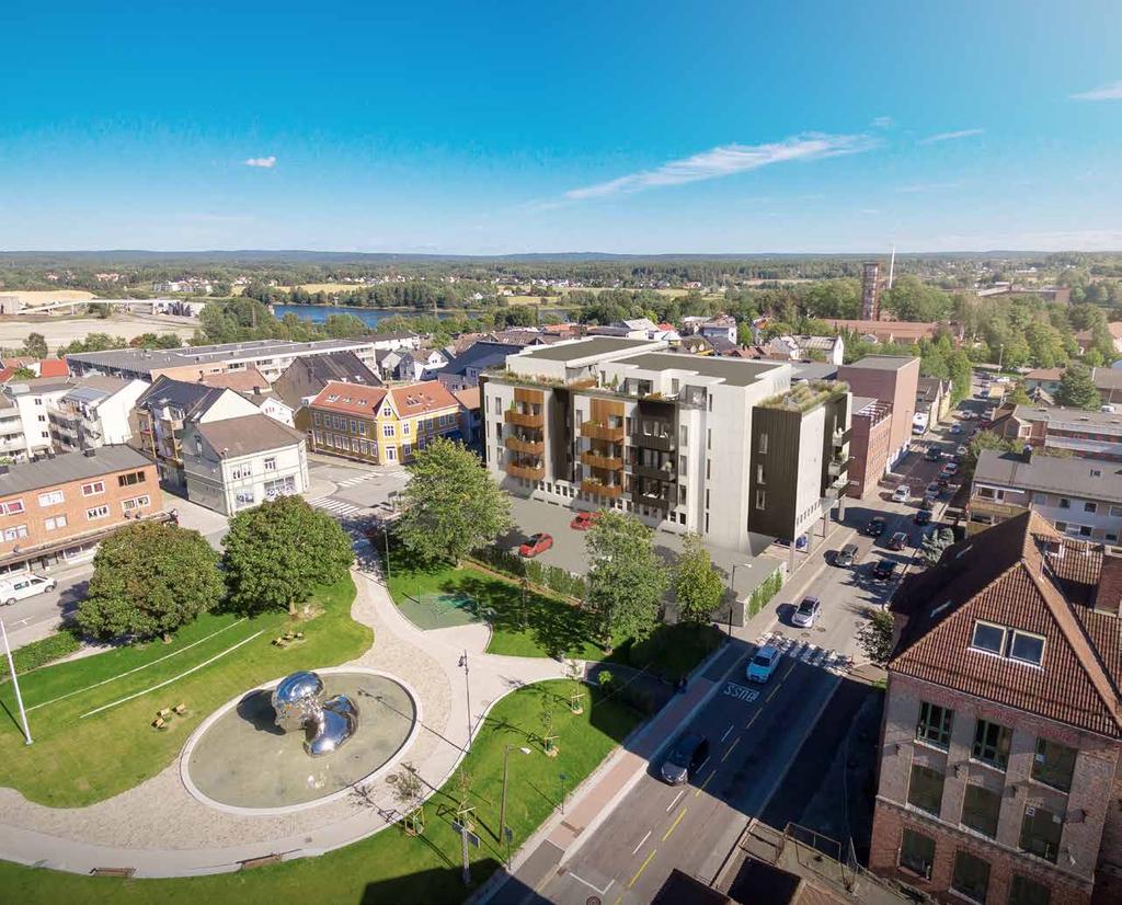 ET PERFEKT UTGAGSPUKT Sentralt i Sarpsborg sentrum finner du St. Marie Plass Borettslag, et helt nytt boligprosjekt med 38 moderne borettslagsleiligheter.