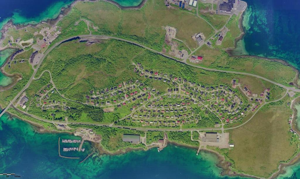 6 2003 2014 Bilder over viser utvikling på Børøya i de siste år. Fortetting av boligområdet og utbygging av industri er godt synlig.